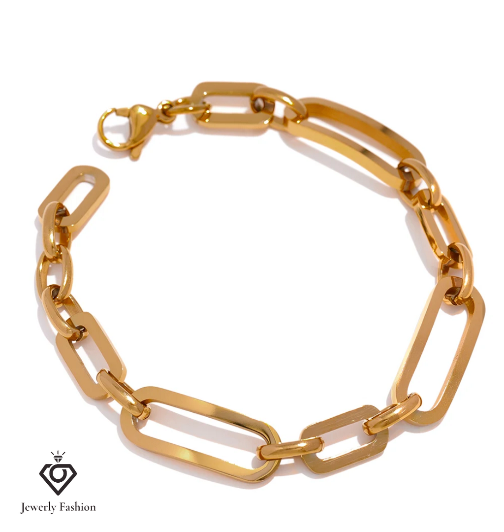 Steel Golden  Bracelet Minimalist