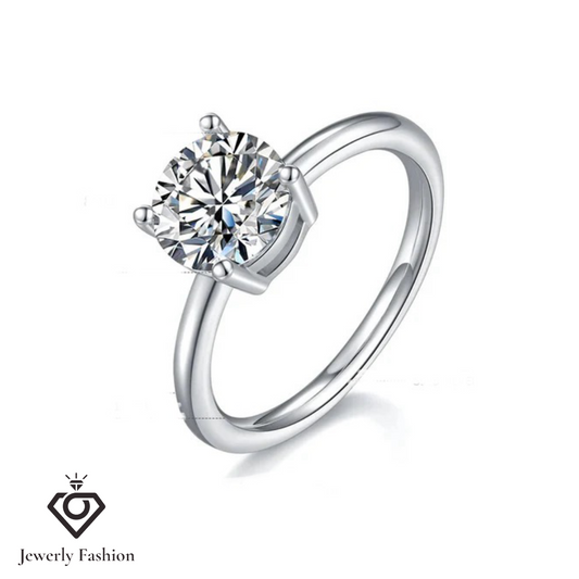 Brilliant Cut Moissanite Ring For Women